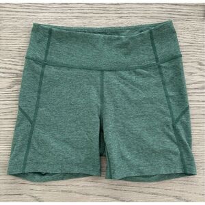 Outdoor Voices heather green bike shorts small